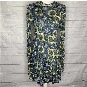 FREE PEOPLE Mini Dress Keyhole Back M